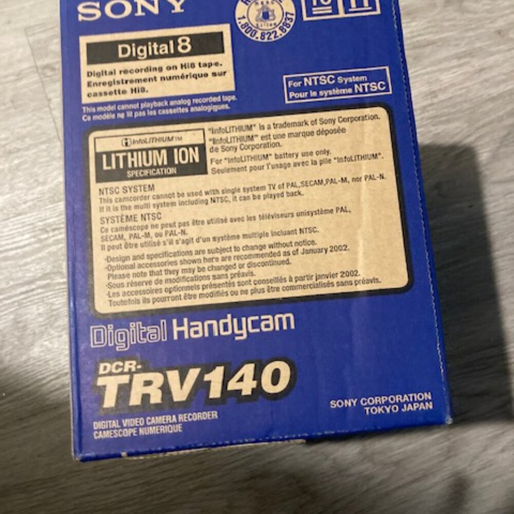 Sony Digital Handycam DCR-TRV140 Digital Video Camera - Picture 5 of 7